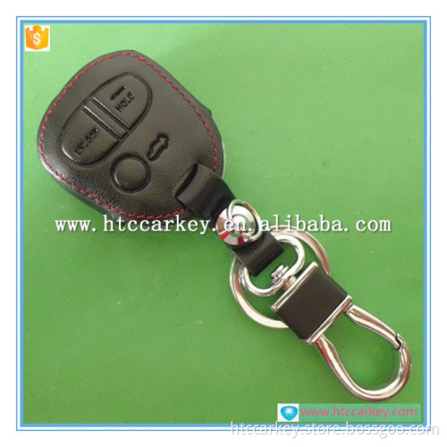 top quality for mitsubishi key leather case for car key